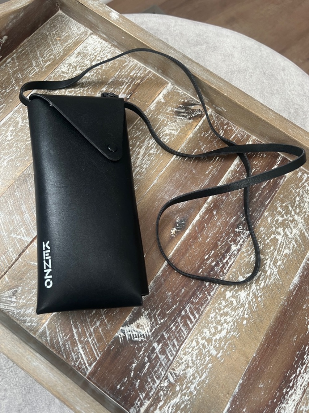 KENZO PARIS Sunglasses Case Pouch Black Strap.